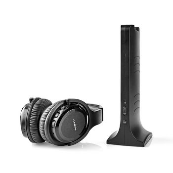 HPRF320BK Draadloze tv-koptelefoon | rf | over-ear | maximale batterijduur: 22 hrs | 80 m | digitale audio | l Product foto