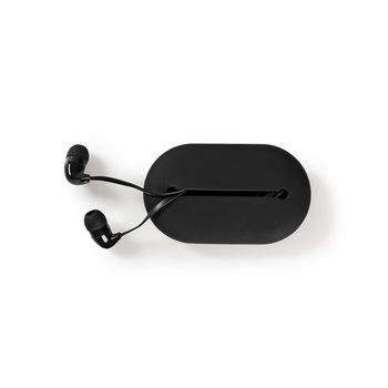 HPWD1020BK Bedrade koptelefoon | 1,2 m platte kabel | in-ear | ingebouwde microfoon | travelcase | zwart