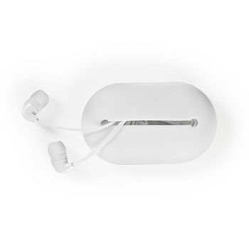 HPWD1020WT Bedrade koptelefoon | 3,5 mm | kabellengte: 1.20 m | ingebouwde microfoon | inclusief reistas | wit