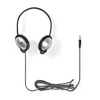 HPWD102BK Bedrade koptelefoon | 2,1 m ronde kabel | on-ear | zwart/zilver Product foto