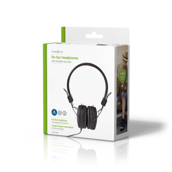 HPWD1100BK Bedrade on-ear koptelefoon | 3,5 mm | kabellengte: 1.20 m | zwart Verpakking foto