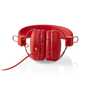 HPWD1100RD Bedrade koptelefoon | 1,2 m ronde kabel | on-ear | opvouwbaar | rood Product foto