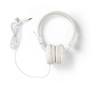 HPWD1100WT Bedrade on-ear koptelefoon | 3,5 mm | kabellengte: 1.20 m | wit Inhoud verpakking foto