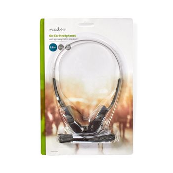 HPWD1101BK Bedrade on-ear koptelefoon | 3,5 mm | kabellengte: 1.20 m | zwart  foto