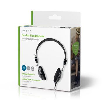 HPWD1104BK Bedrade on-ear koptelefoon | 3,5 mm | kabellengte: 1.10 m | zwart Verpakking foto