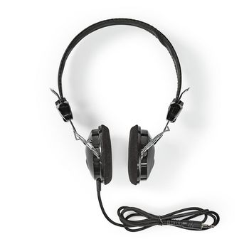 HPWD1104BK Bedrade on-ear koptelefoon | 3,5 mm | kabellengte: 1.10 m | zwart Inhoud verpakking foto