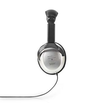 HPWD1200BK Bedrade over-ear koptelefoon | 3,5 mm | kabellengte: 2.70 m | volumebediening | zilver / zwart Product foto
