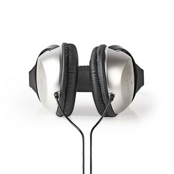 HPWD1201BK Bedrade over-ear koptelefoon | kabellengte: 6.00 m | volumebediening | zilver / zwart Product foto