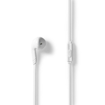 HPWD2021WT Bedrade koptelefoon | 3,5 mm | kabellengte: 1.20 m | ingebouwde microfoon | volumebediening | wit Product foto