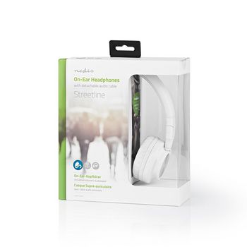 HPWD2100WT Bedrade on-ear koptelefoon | 3,5 mm | kabellengte: 1.20 m | wit Verpakking foto