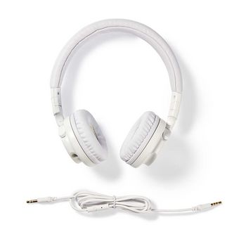HPWD2100WT Bedrade on-ear koptelefoon | 3,5 mm | kabellengte: 1.20 m | wit Inhoud verpakking foto