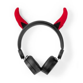 HPWD4000BK Bedrade on-ear koptelefoon | 3,5 mm | kabellengte: 1.20 m | 85 db | rood / zwart