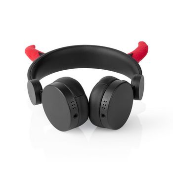 HPWD4000BK Bedrade on-ear koptelefoon | 3,5 mm | kabellengte: 1.20 m | 85 db | rood / zwart Product foto