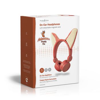 HPWD4000OG Bedrade on-ear koptelefoon | 3,5 mm | kabellengte: 1.20 m | 85 db | oranje Verpakking foto