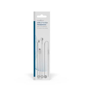 HPWD4024WT Bedrade koptelefoon | usb-c™ | kabellengte: 1.20 m | ingebouwde microfoon | volumebediening |   foto