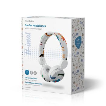 HPWD4104WT Bedrade on-ear koptelefoon | 3,5 mm | kabellengte: 1.20 m | 85 db | wit Verpakking foto