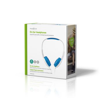 HPWD4200BU Bedrade on-ear koptelefoon | 3,5 mm | kabellengte: 1.20 m | 82 db | blauw Verpakking foto