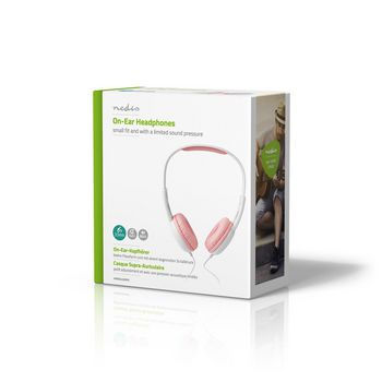HPWD4200PK Bedrade on-ear koptelefoon | 3,5 mm | kabellengte: 1.20 m | 82 db | roze Verpakking foto