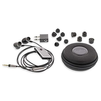 HPWD5060GY Bedrade koptelefoon | 1,2 m ronde kabel | in-ear | actieve noise cancelling (anc) | grijs Inhoud verpakking foto