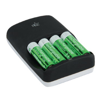 HQ-CH04-27 Batterij reislader inclusief 4xaa 2700 mah batterijen Product foto