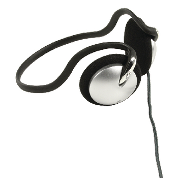 HQ-HP122NB Hoofdtelefoon on-ear 3.5 mm 2.1 m zilver/zwart Product foto