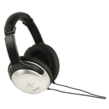 HQ-HP137HF Hoofdtelefoon over-ear 3.5 mm zilver/zwart