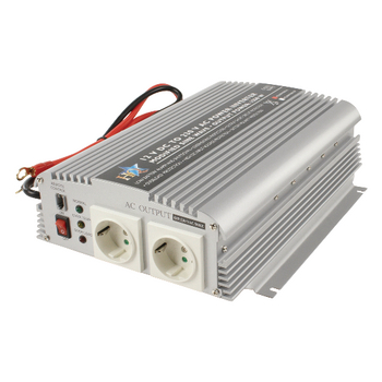 HQ-INV1KW/12 Inverter gemodificeerde sinusgolf 12 vdc - ac 230 v 1000 w f (cee 7/3)