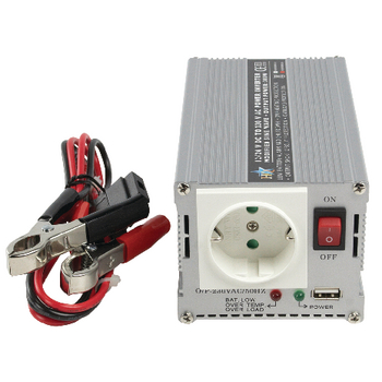 HQ-INV300WU-24 Inverter gemodificeerde sinusgolf 24 vdc - ac 230 v 300 w f (cee 7/3) / usb Product foto