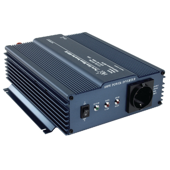 HQ-PURE600-12 Pure sinus omvormer 12 vdc ac 230 v 600 w f (cee 7/3) Product foto