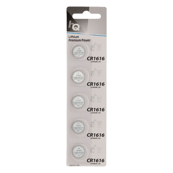 HQCR1616/5BL Lithium knoopcel batterij cr1616 3 v 5-blister