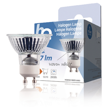 HQHGU10MR16003 Halogeenlamp gu10 mr16 20 w 77 lm 2800 k