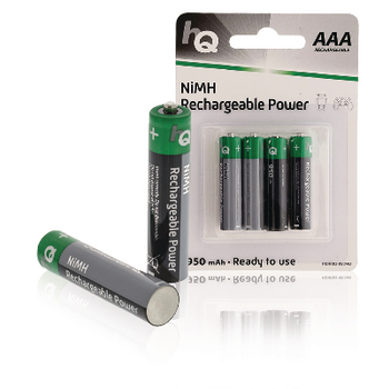 HQHR03-950/4B Oplaadbare nimh batterij aaa 1.2 v 950 mah 4-blister Verpakking foto