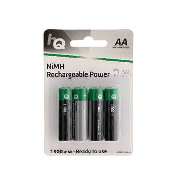 HQHR6-1300/4B Oplaadbare nimh batterij aa 1.2 v 1300 mah 4-blister