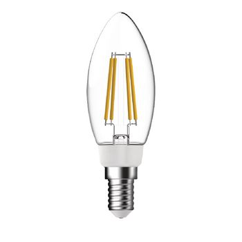 HQLFE14CND003 Led vintage filamentlamp dimbaar kaars 3.6 w 470 lm 2700 k Product foto