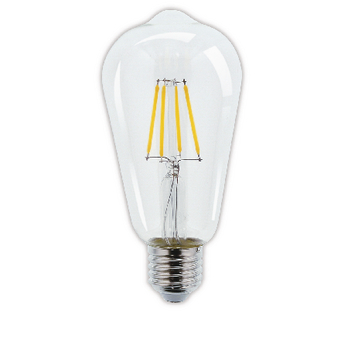 HQLFE27ST64003 Led vintage filamentlamp dimbaar st64 4 w 345 lm 2700 k Product foto