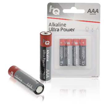 HQLR03/4BL Alkaline batterij aaa 1.5 v 4-blister Verpakking foto