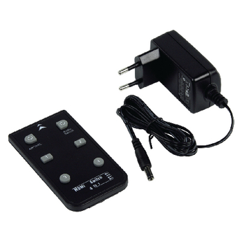 HQSSH105 4-poorts hdmi schakelaar zwart Product foto