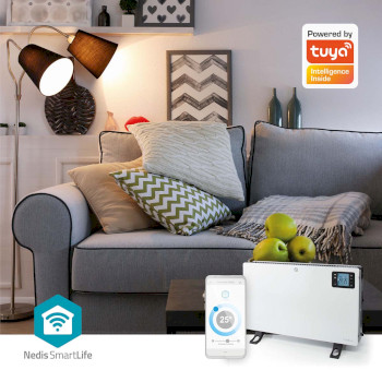 HTCO50WTW Smartlife convectorkachel | wi-fi | 2000 w | 3 warmte standen | lcd | 5 - 37 °c | instelbare th Product foto