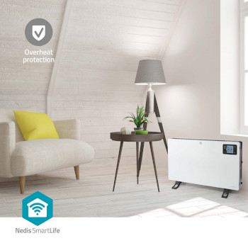 HTCO50WTW Smartlife convectorkachel | wi-fi | 2000 w | 3 warmte standen | lcd | 5 - 37 °c | instelbare th Product foto