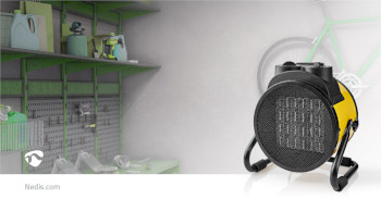 HTIF30FYW Industriële ventilatorkachel | 1500 / 3000 w | instelbare thermostaat | 2 warmte standen | ge&# Product foto