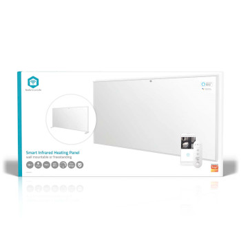 HTIP700WTW Smartlife infrarood verwarmingspaneel | 700 w | 1 warmte stand | instelbare thermostaat | afstandsbe  foto