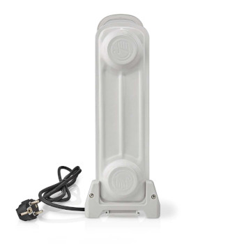 HTOI30WT5 Mobiele olieradiator | 500 w | 5 vinnen | instelbare thermostaat | 1 warmte stand | wit Product foto