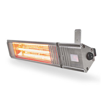 HTPA30ESS Patio verwarmer | 2000 w | 9 warmte standen | wandmontage | ip65 | aluminium