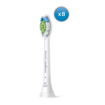 HX6068/12 Hx6068/12 sonicare w2 optimal white standaard sonische opzetborstels - 8 stuks wit