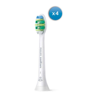 HX9004/10 Hx9004/10 sonicare i intercare standaard sonische opzetborstels - 4 stuks wit