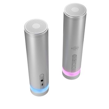 IB-SP202-BT Bluetooth-speaker 2.0 8 w ingebouwde microfoon aluminium