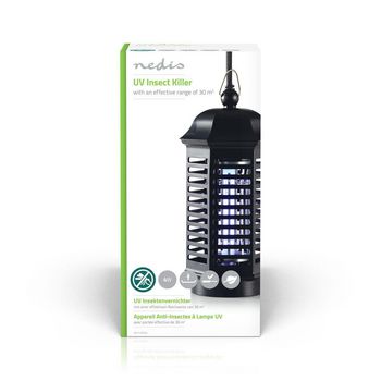 INKI110CBK4 Elektrische muggenlamp | 4 w | type lamp: f4t5/bl | effectief bereik: 30 m² | zwart Verpakking foto