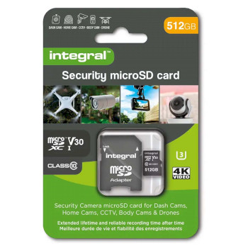 INMSDX512G10SE 512 gb security camera microsd-kaart voor dash cams, home cams, cctv, body cams & drones  foto
