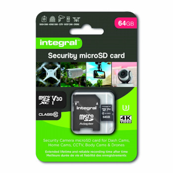 INMSDX64G10SEC 64 gb security camera microsd-kaart voor dash cams, home cams, cctv, body cams & drones  foto