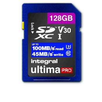INSDX128G1V30 High speed sdhc/xc v30 uhs-i u3 128 gb sd geheugenkaart